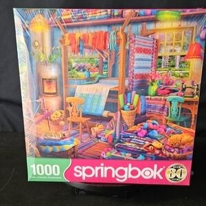 Springbok Puzzles 'Weavers Cottage" 1000 Piece Jigsaw Puzzle Factory Sealed